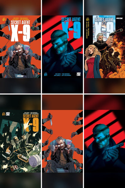 Secret Agent X-9 #1 cover collage