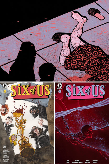 Six of Us #2 cover collage