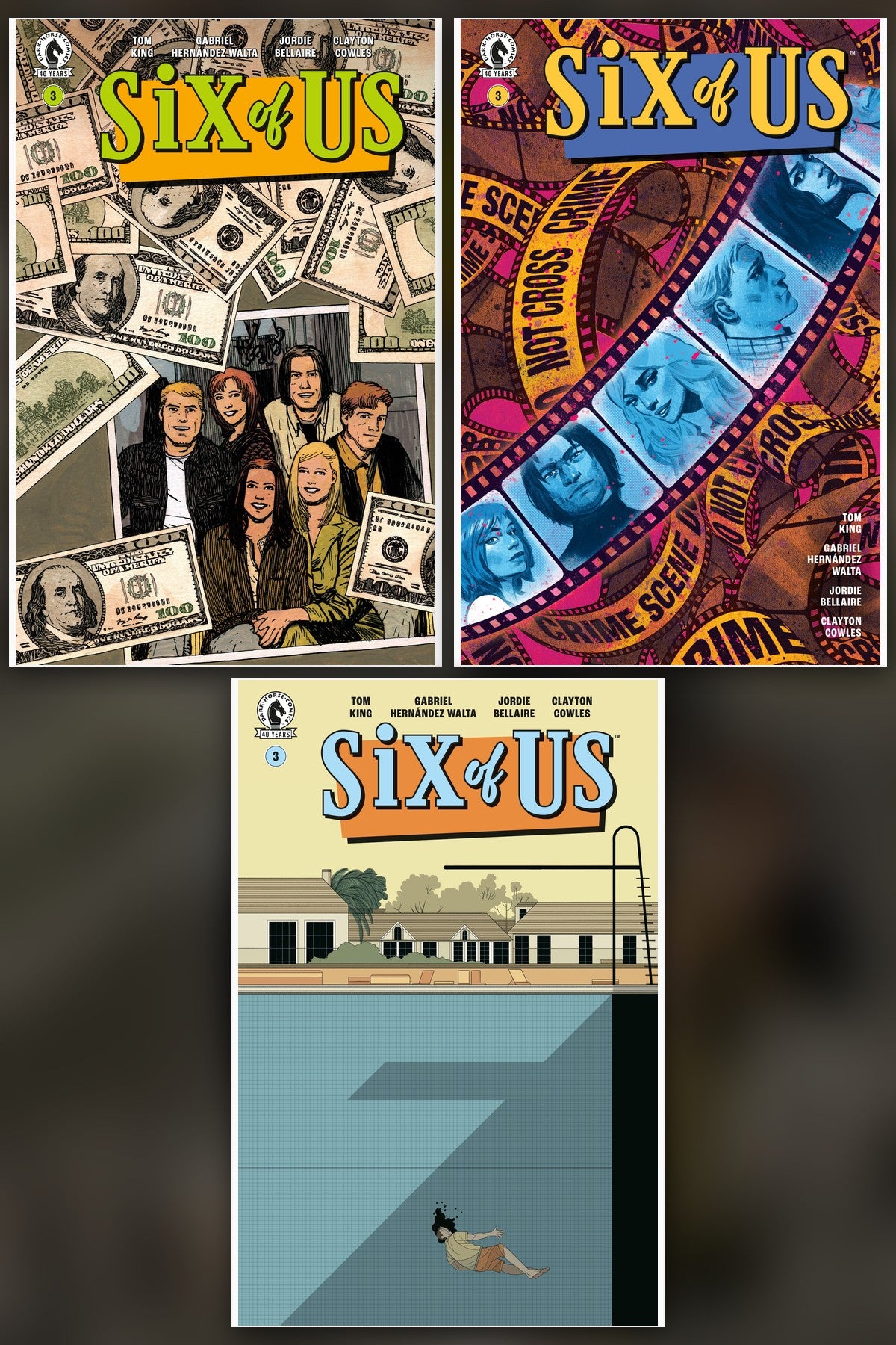 Six of Us #3 cover collage