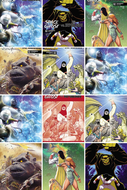 Space Ghost Vs. The Herculoids #2 cover collage