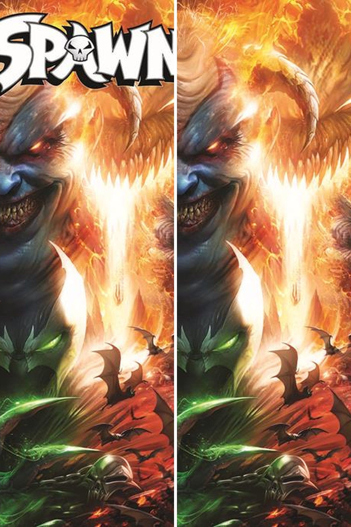 Spawn #380 cover collage