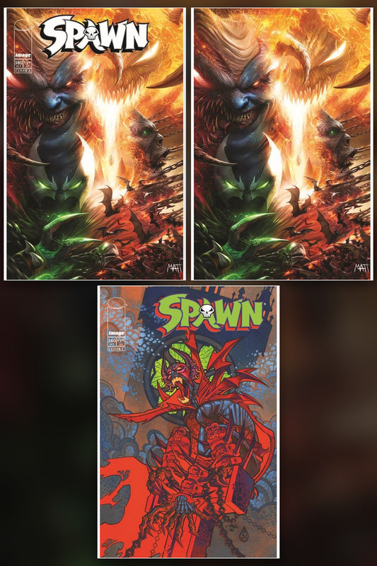 Spawn #380 cover collage