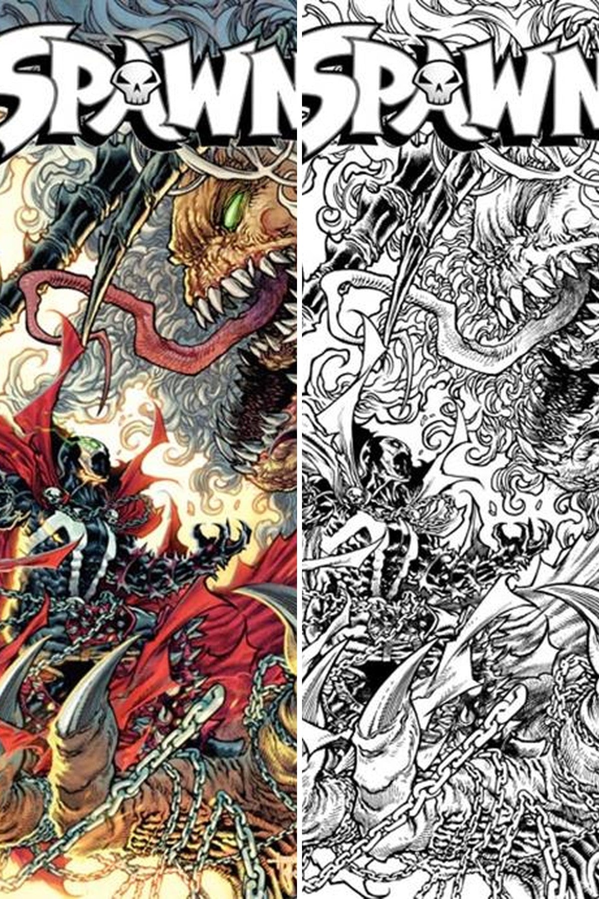 Spawn #381 cover collage