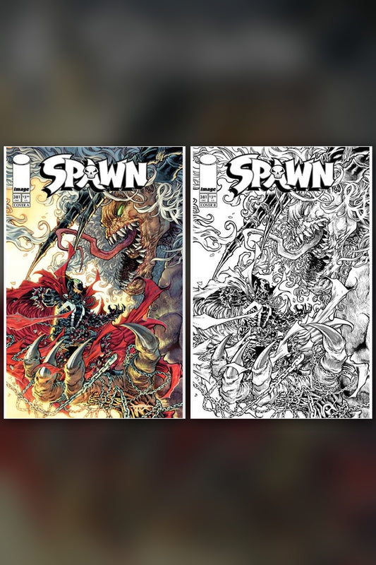 Spawn #381 cover collage