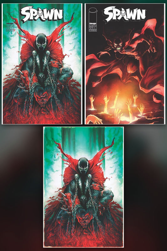 Spawn #382 cover collage