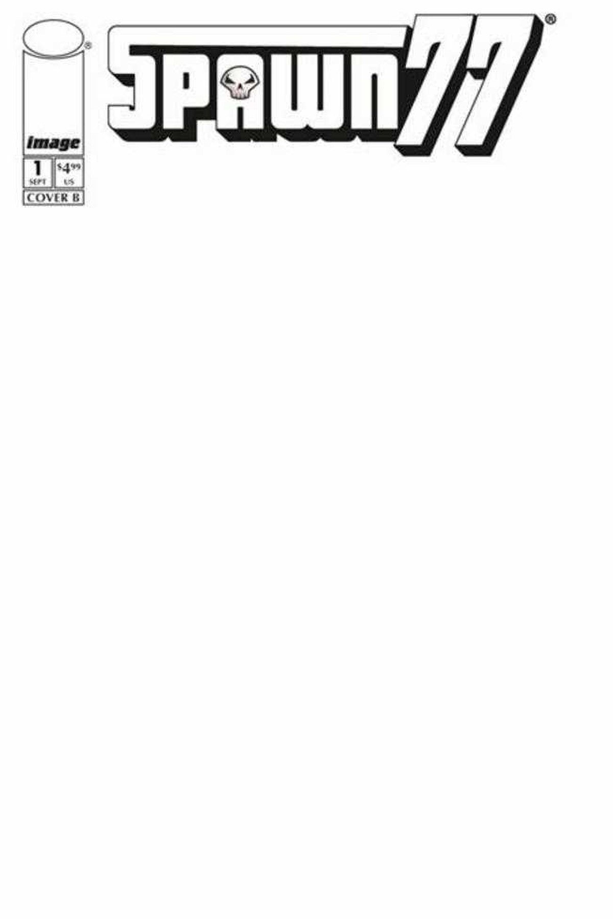 Spawn 77 #1 Cover E Blank Sketch 10-pack artist bundle