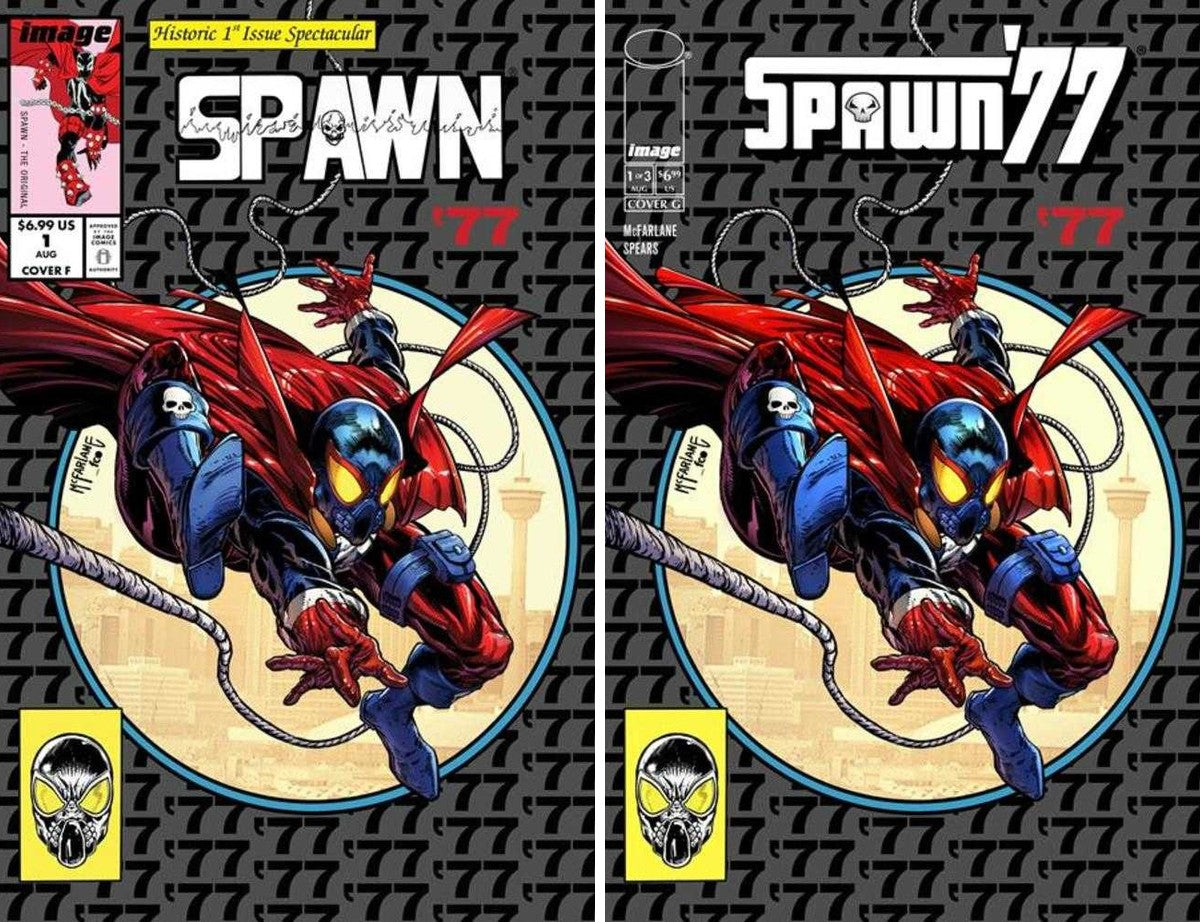 Spawn 77 #1 (Of 3) 1:25 and 1:50 ratio cover bundle