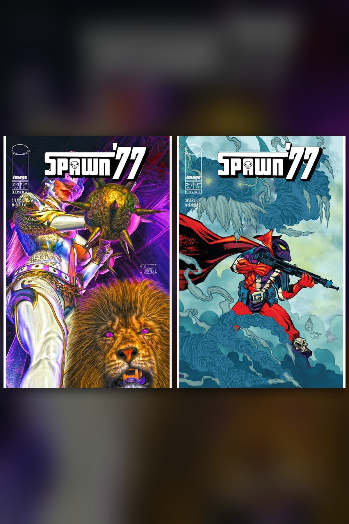 Spawn 77 #2 (Of 3) Todd McFarlane cover collage