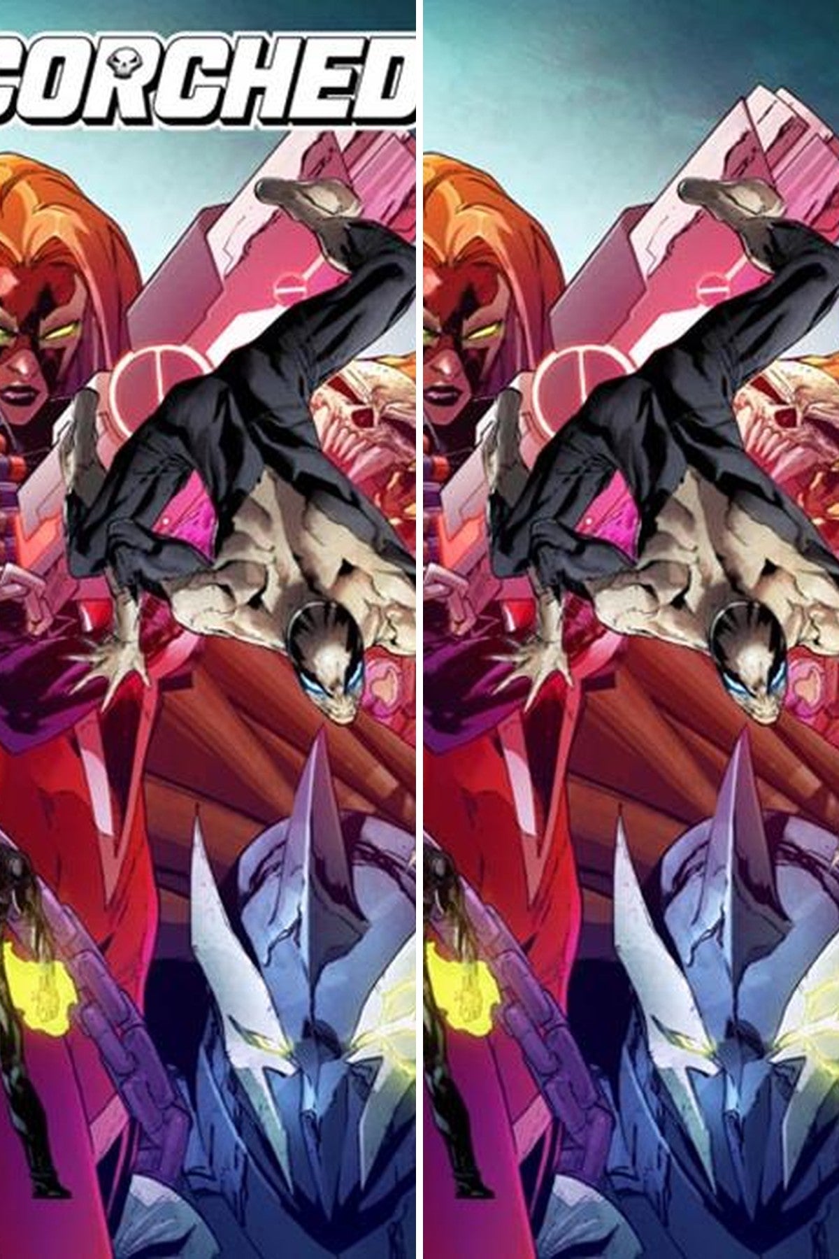 Spawn Scorched #57 cover collage
