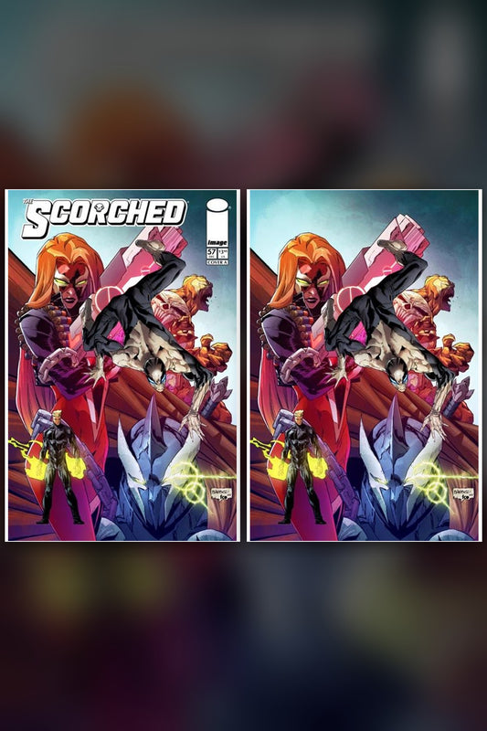 Spawn Scorched #57 cover collage