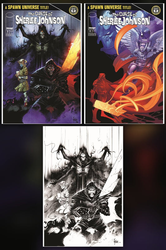 Spawn The Curse Of Sherlee Johnson #8 cover collage