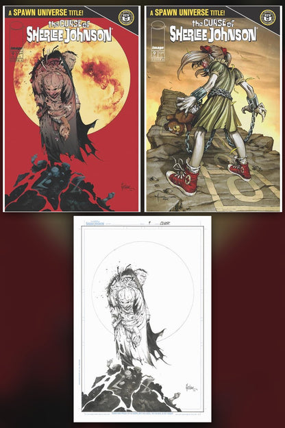 Spawn The Curse of Sherlee Johnson #9 cover collage