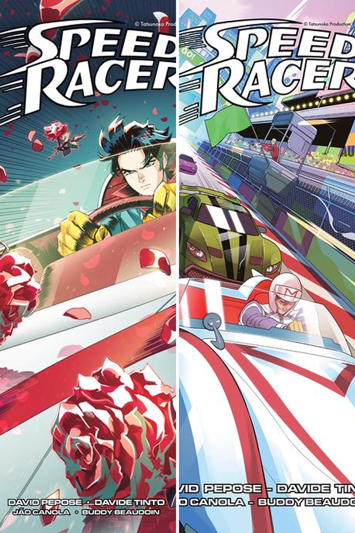 Speed Racer #11 cover collage