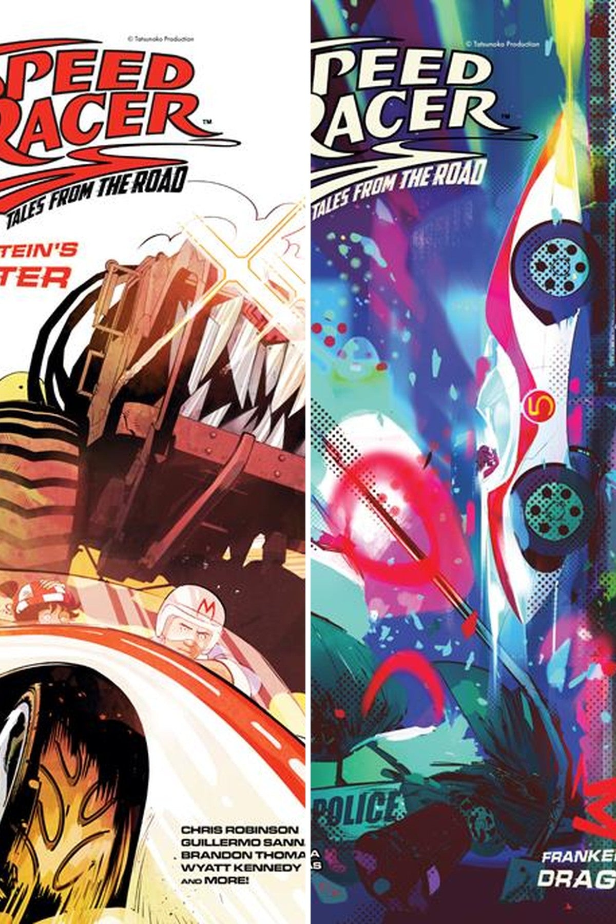 Speed Racer: Tales from the Road Frankensteins Dragster #1 cover collage