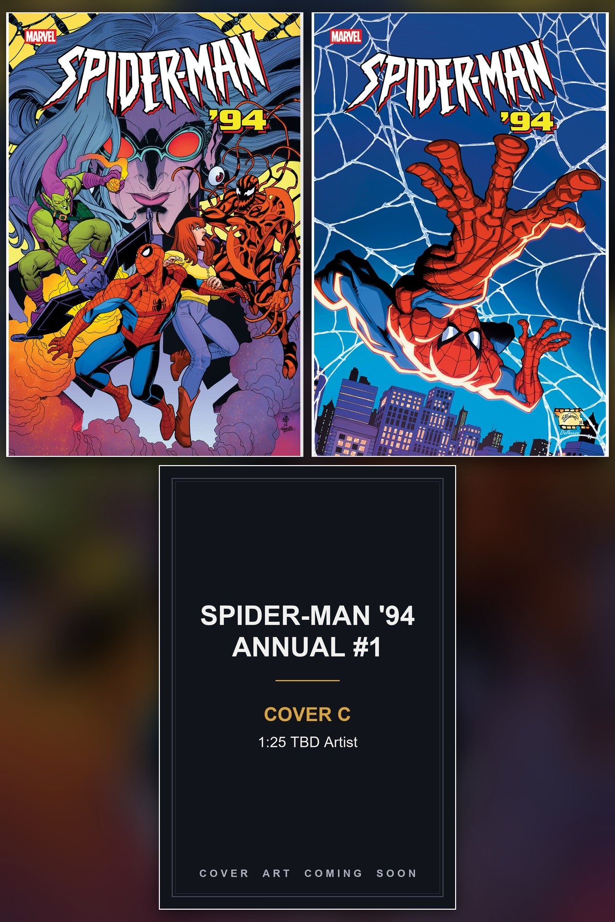 Spider-Man '94 Annual #1 cover collage - Cover C art coming soon