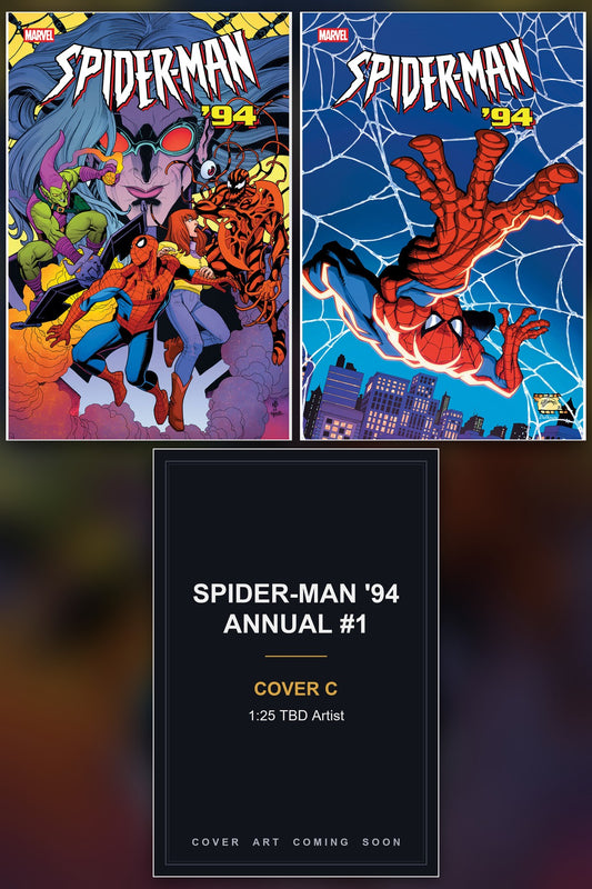 Spider-Man '94 Annual #1 cover collage - Cover C art coming soon