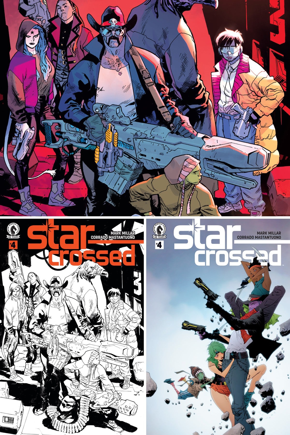 Star-Crossed #4 cover collage