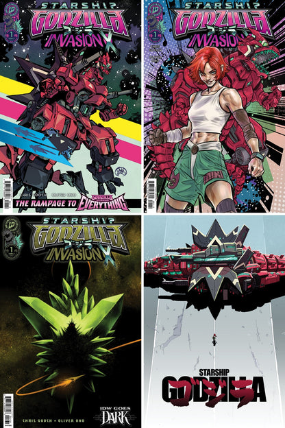 Starship Godzilla: Invasion X [Kai-Sei Era] #1 cover collage