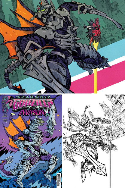 Starship Godzilla: Invasion X [Kai-Sei Era] #2 cover collage