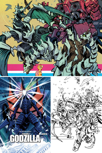 Starship Godzilla: Invasion X [Kai-Sei Era] #3 cover collage