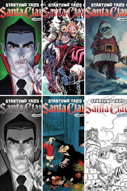 Startling Tales of Santa Clause 2026 Annual #1 cover collage