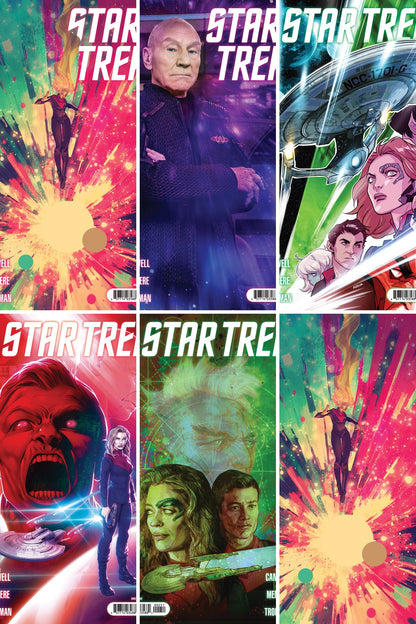 Star Trek (2026) #2 cover collage