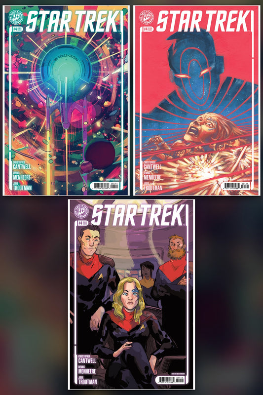 Star Trek (2026) #4 cover collage