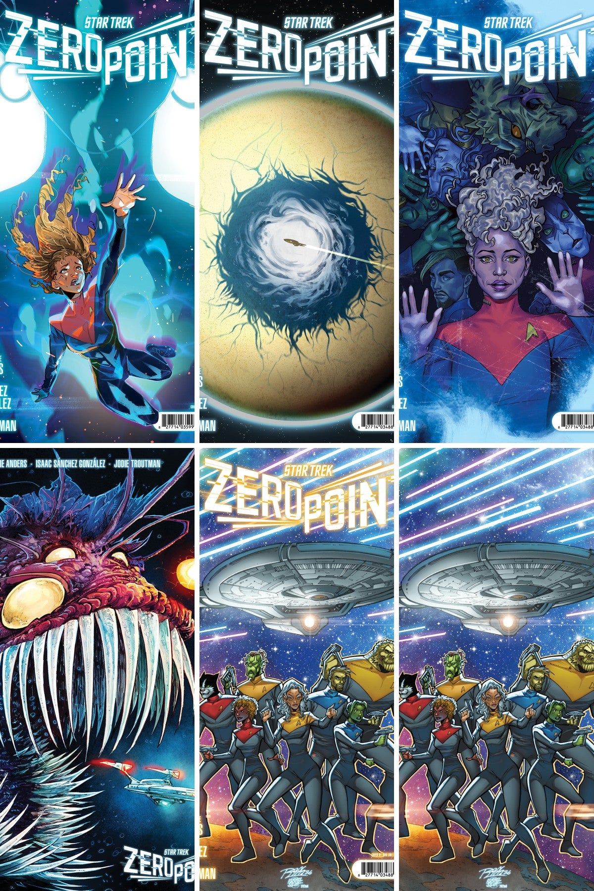 Star Trek: Zero Point #2 cover collage