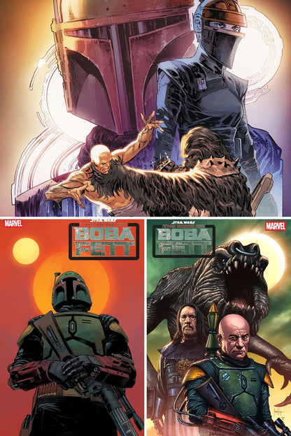 STAR WARS: THE BOOK OF BOBA FETT #3 cover collage