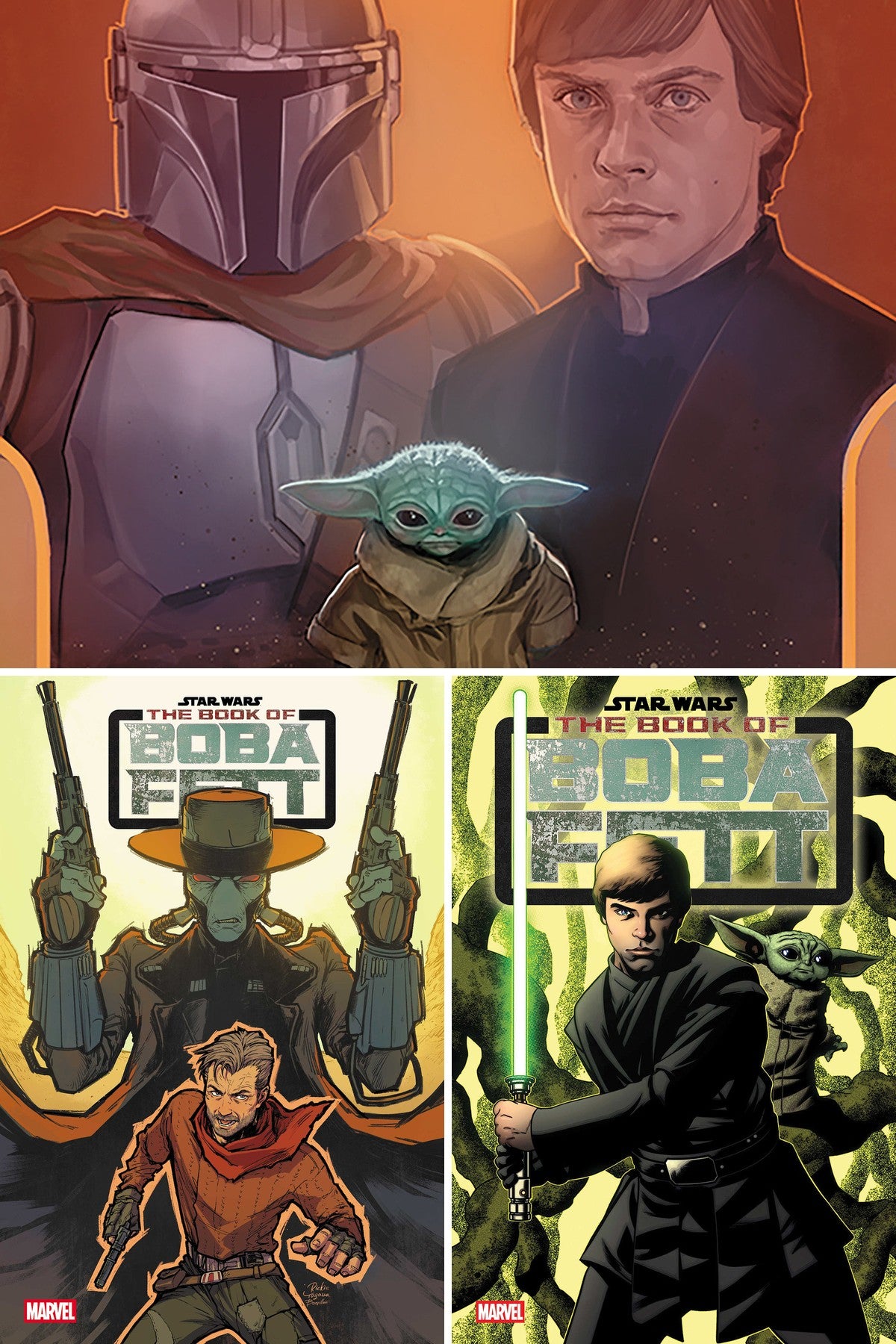 STAR WARS: THE BOOK OF BOBA FETT #6 cover collage