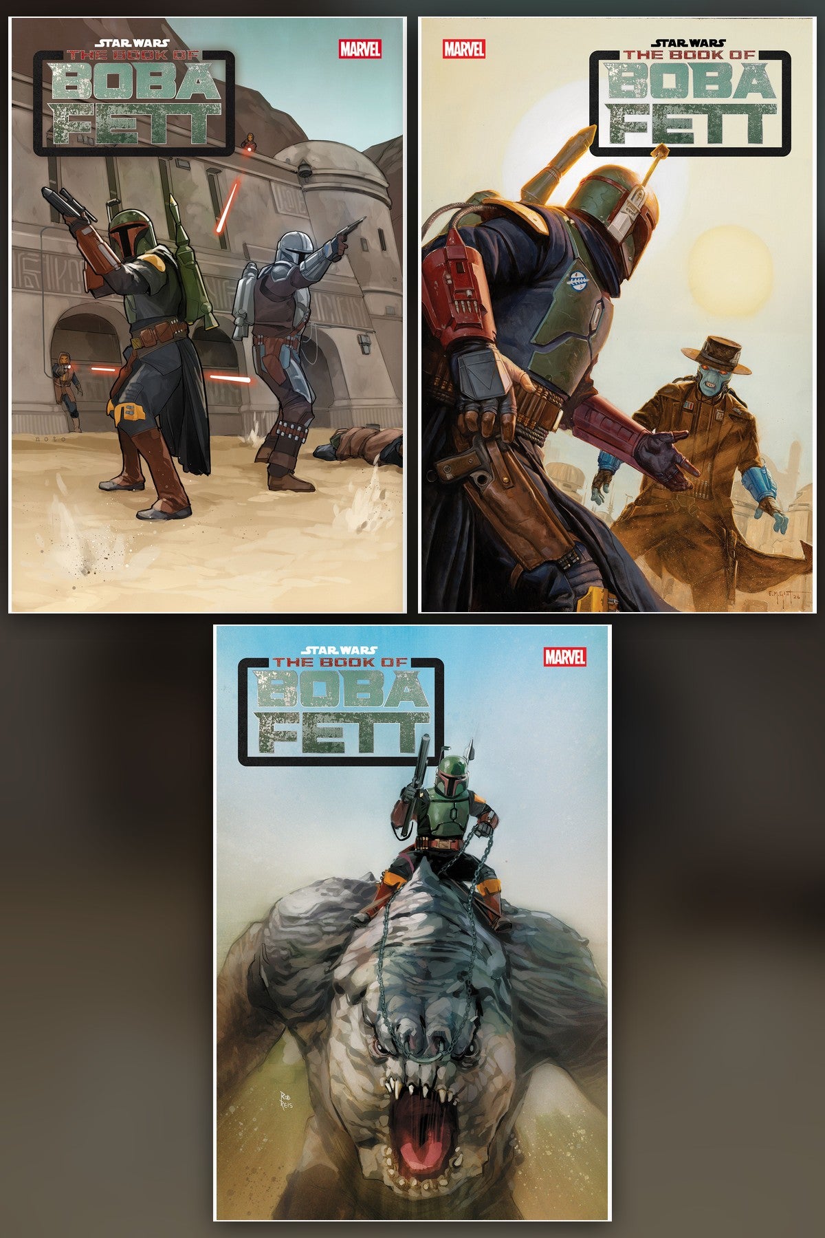 Star Wars: The Book of Boba Fett #7 cover collage