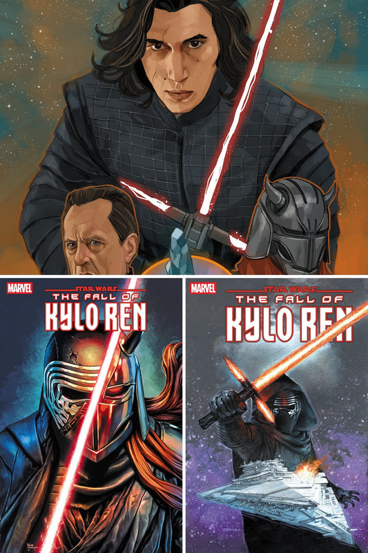STAR WARS: THE FALL OF KYLO REN #3 cover collage