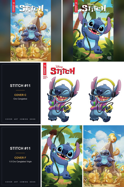Stitch #11 cover collage - Covers C & F art coming soon