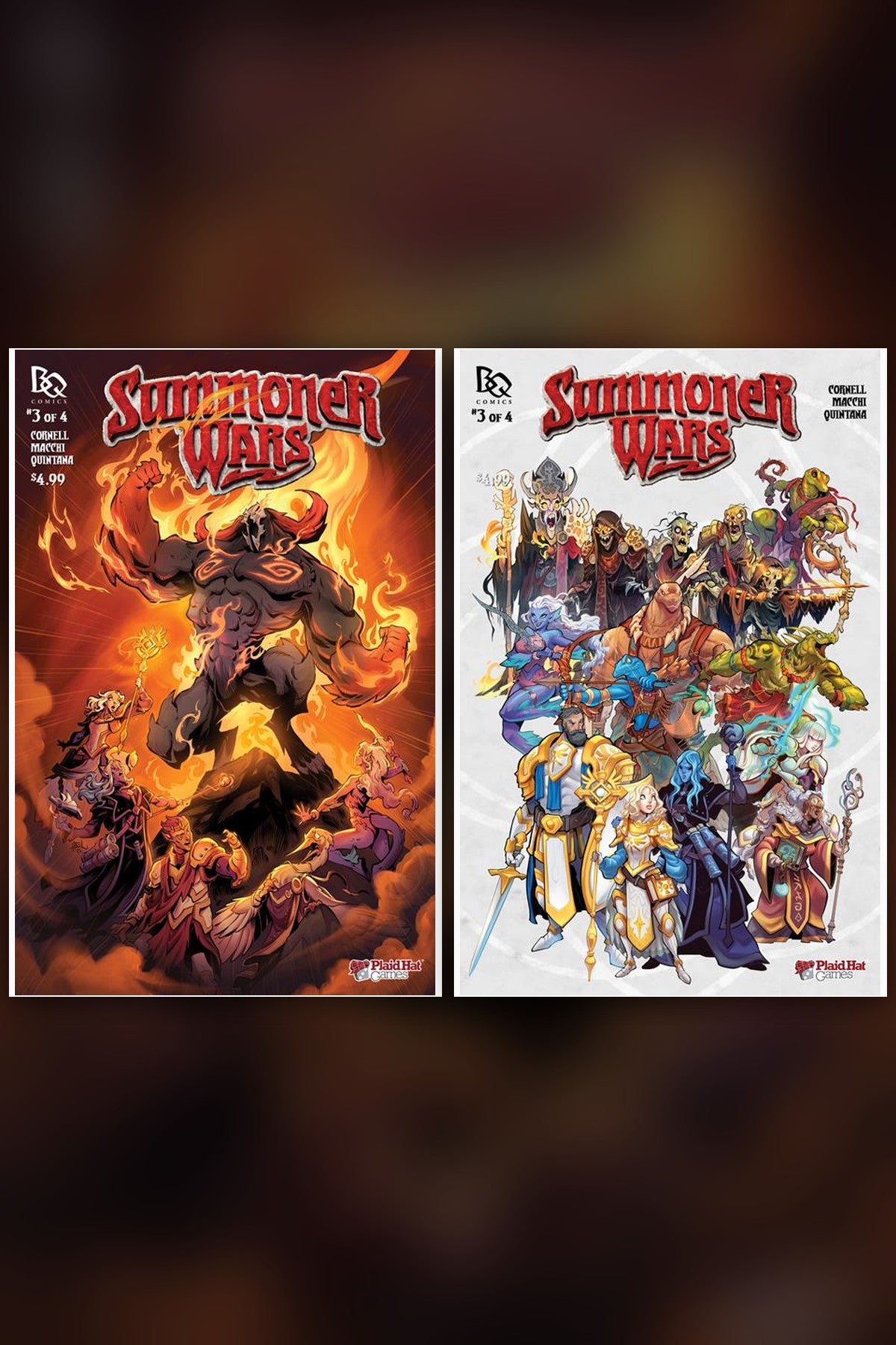 Summoner Wars #3 (Of 4) cover collage