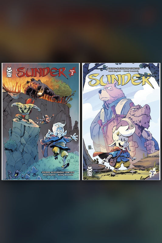 Sunder #2 cover collage