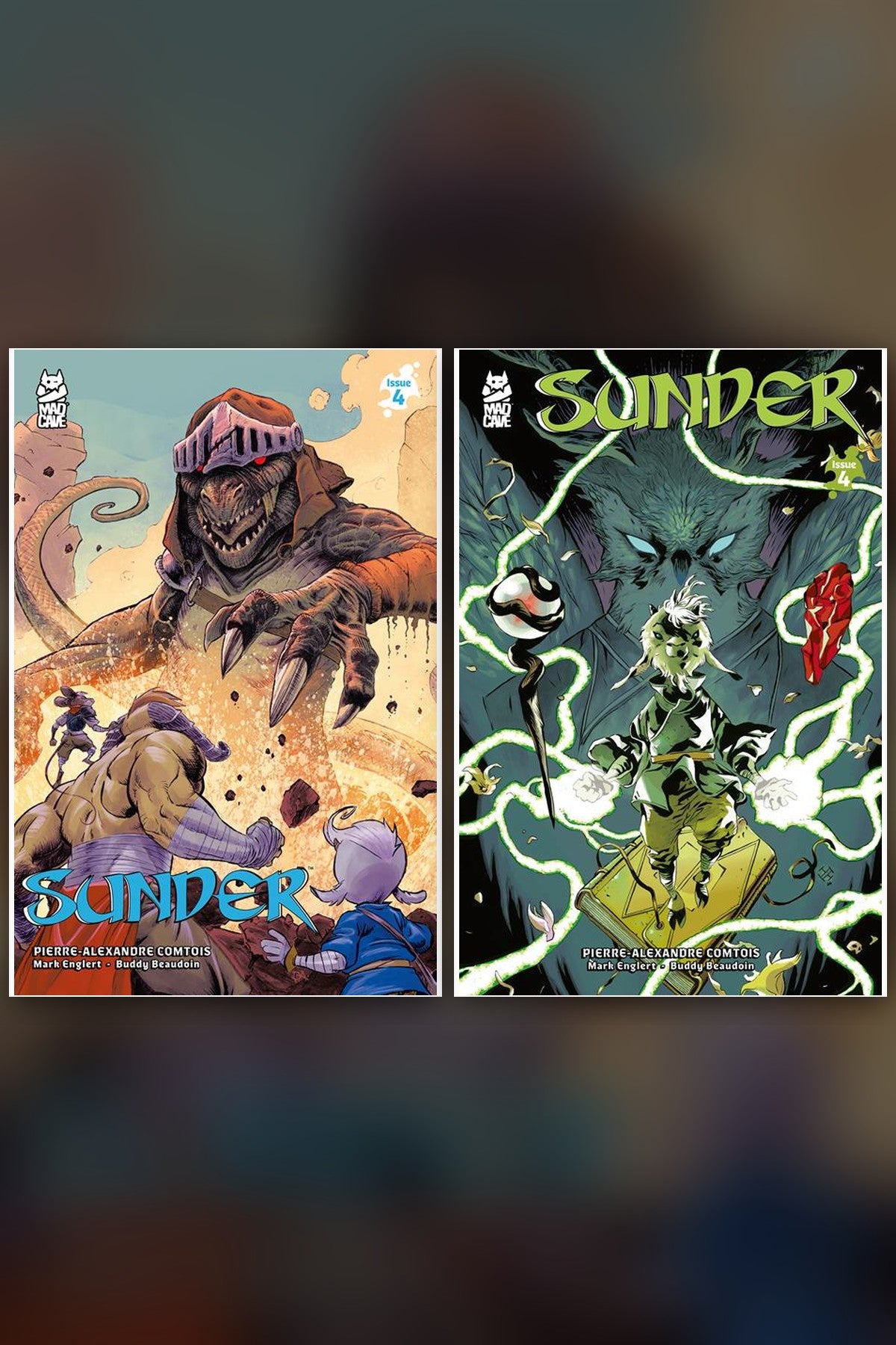 Sunder #4 cover collage