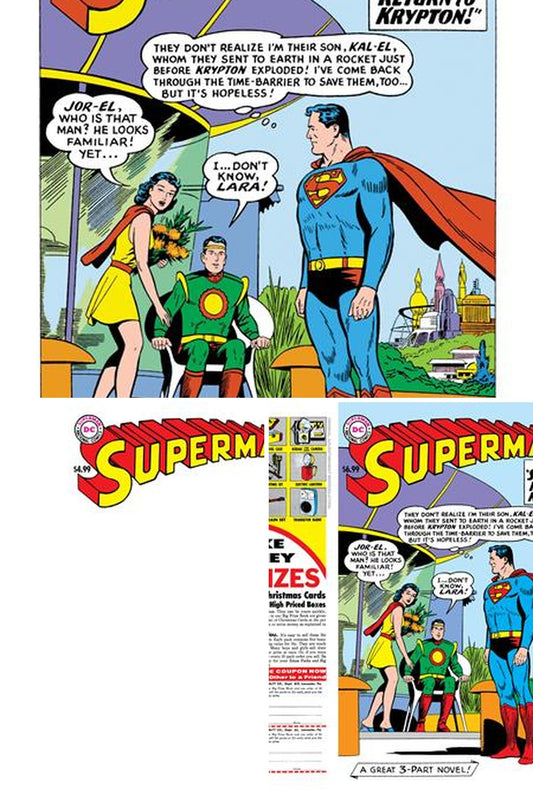 Superman #141 Facsimile Edition cover collage