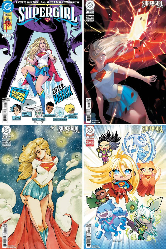 Supergirl #18 cover collage
