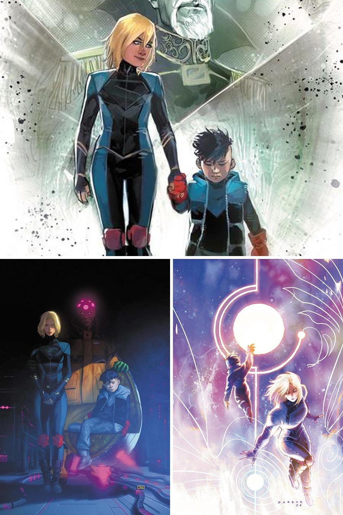 Supergirl Survive #5 cover collage
