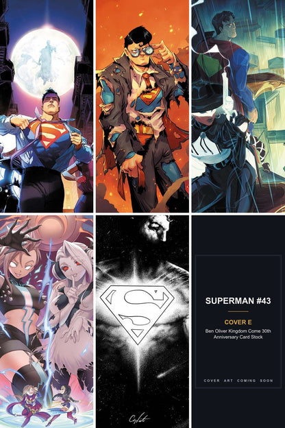 Superman #43 cover collage - Cover E art coming soon