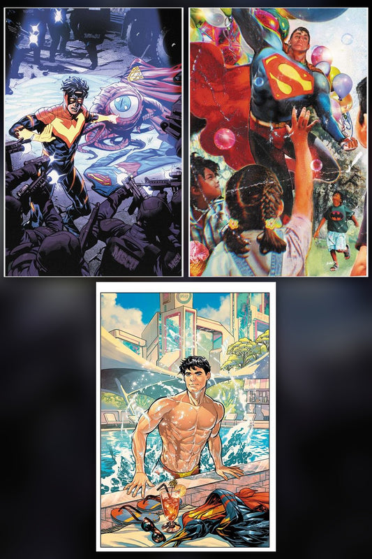 Superman Unlimited #19 cover collage