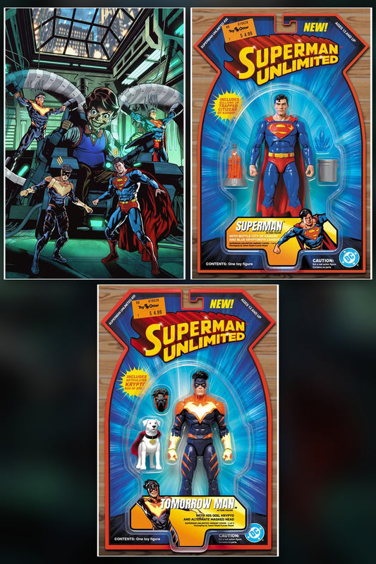 Superman Unlimited #20 cover collage