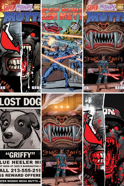Super Mondo Mega Mutts #4 cover collage