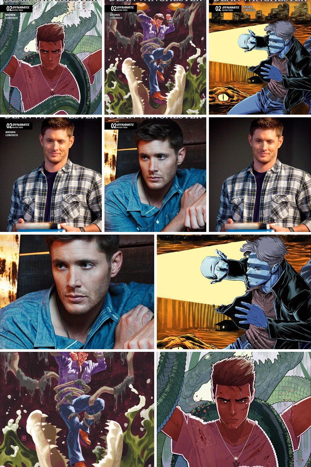 Supernatural: Dean Winchester #2 cover collage