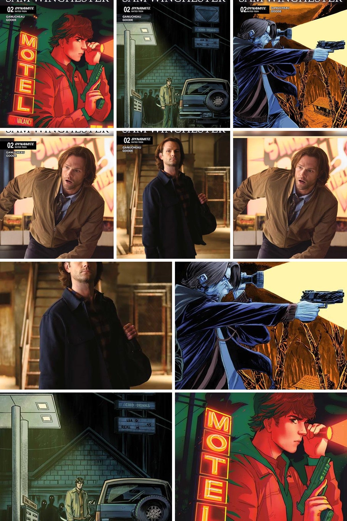 Supernatural: Sam Winchester #2 cover collage
