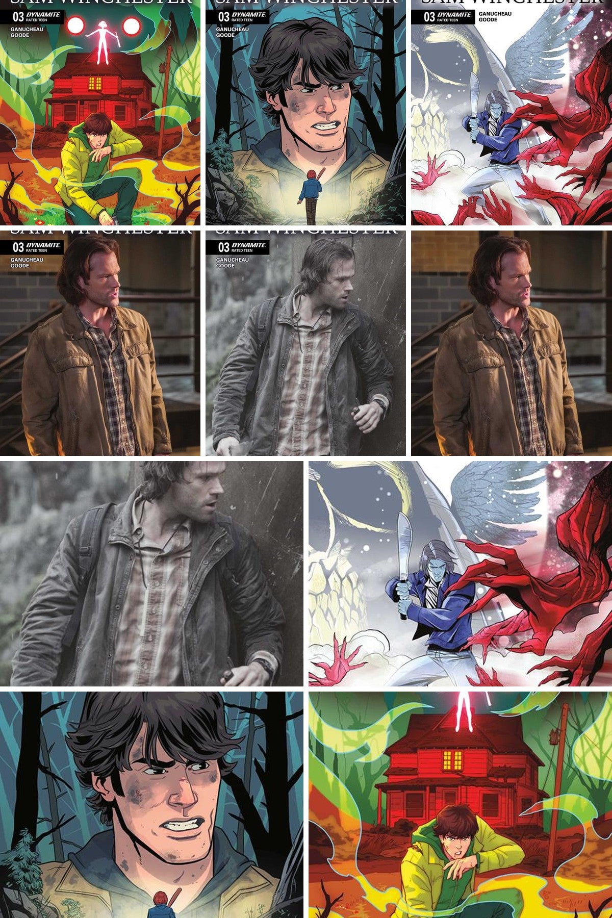 Supernatural: Sam Winchester #3 cover collage