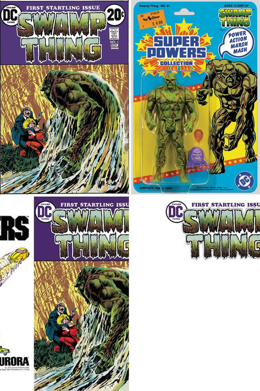 Swamp Thing #1 Facsimile Edition cover collage