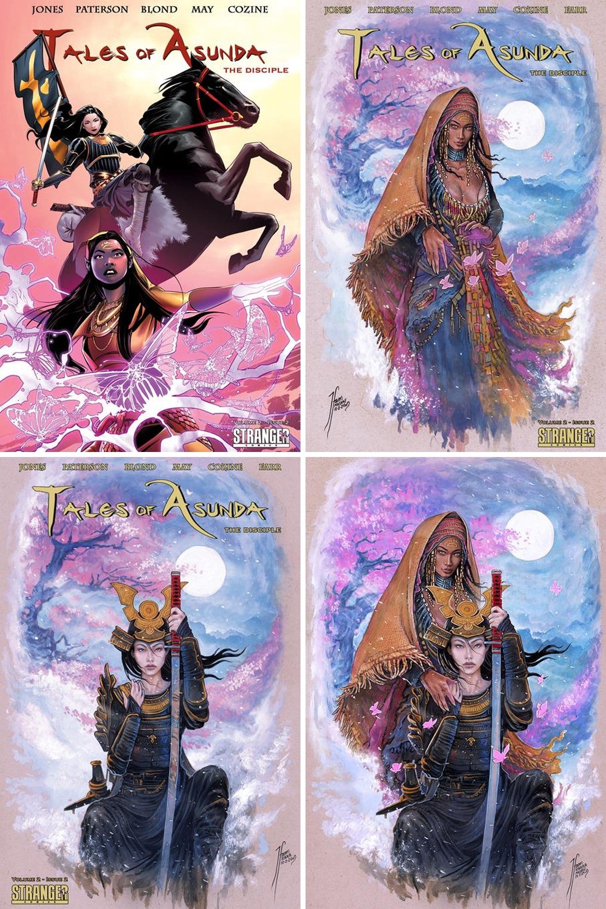 Tales of Asunda Vol. 2 #2 (Of 4) cover collage