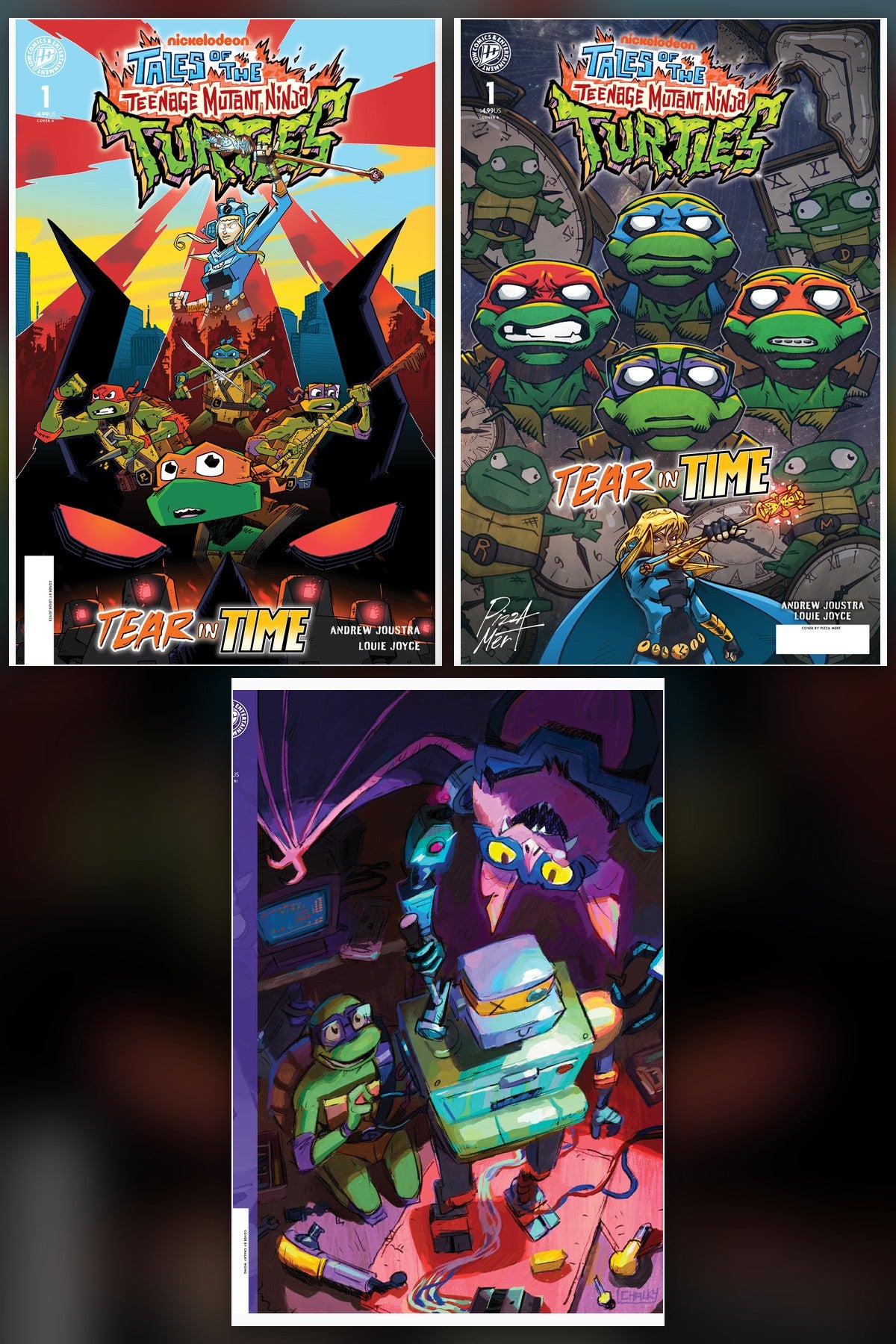 Tales of the Teenage Mutant Ninja Turtles II #1 cover collage