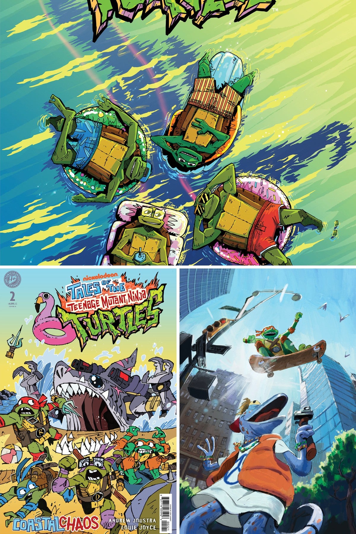 Tales of the Teenage Mutant Ninja Turtles II #2 cover collage